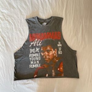 Vintage Muhammad Ali Cropped Tank Top